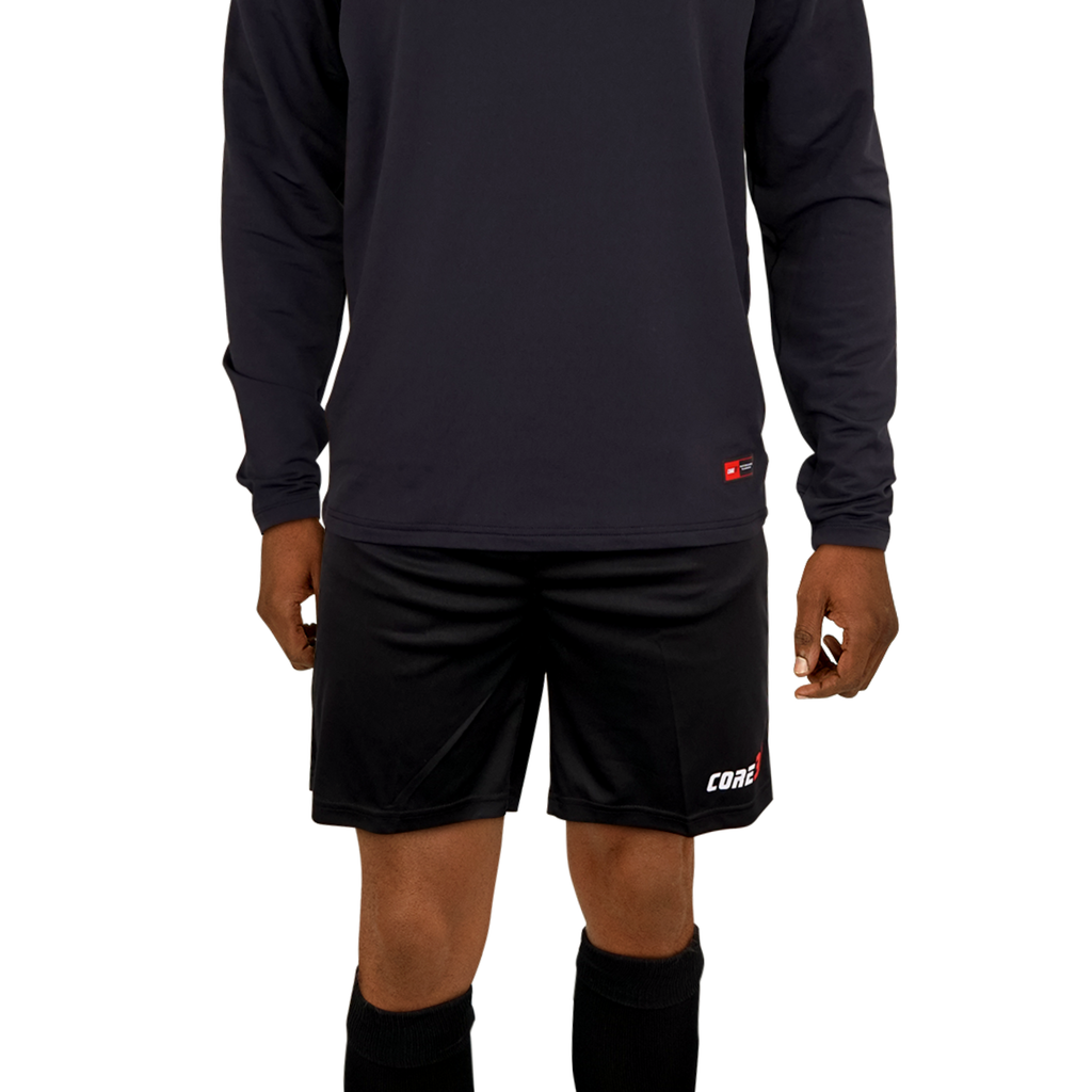 Essential Football Shorts Black Core 37