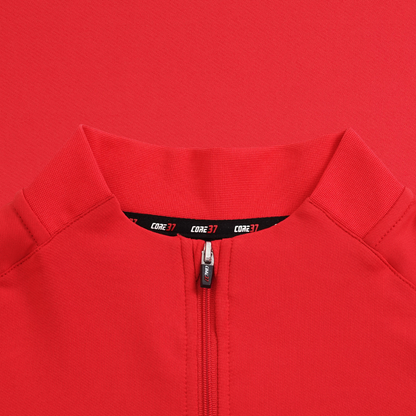 Essential 1/4 Zip - Red
