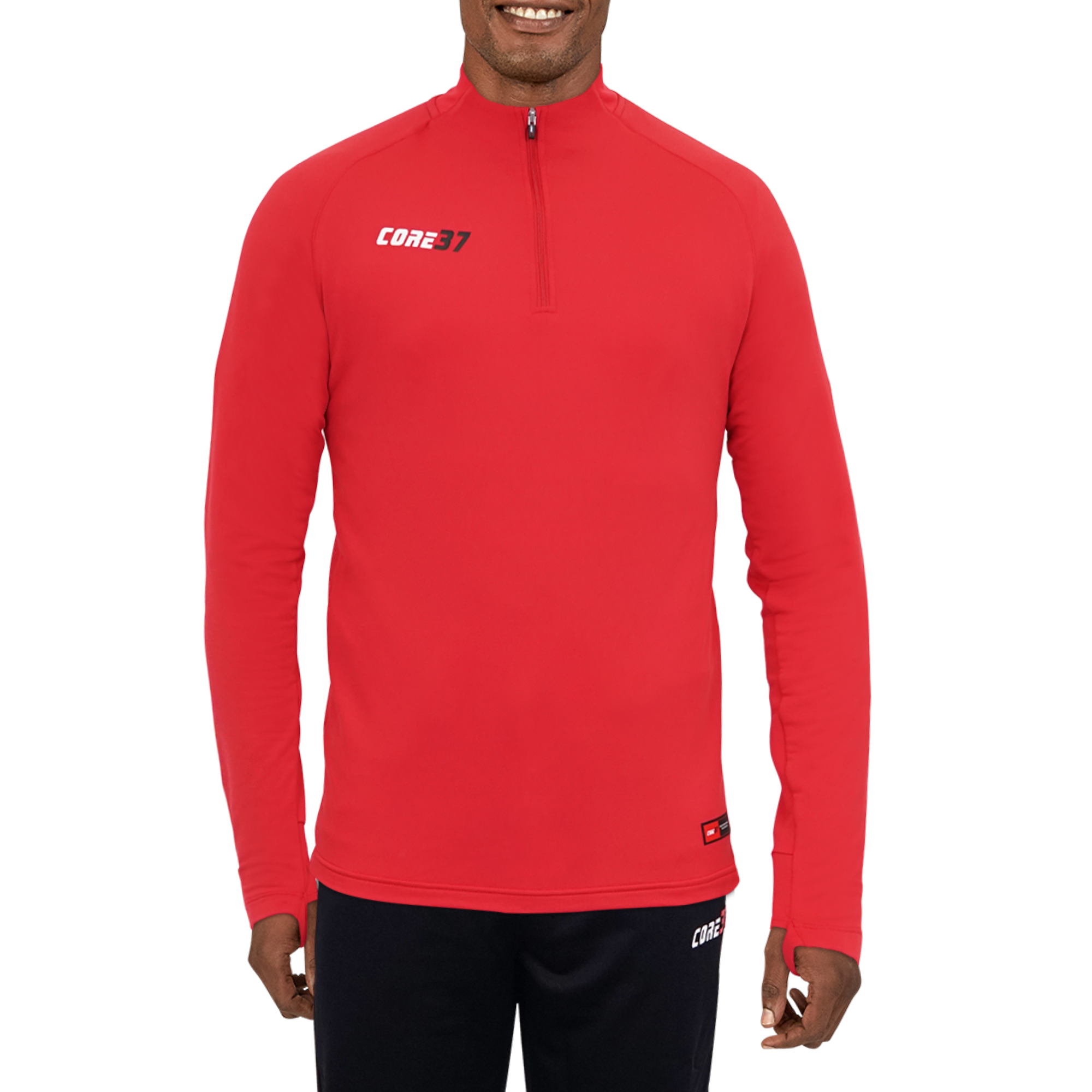 Essential 1/4 Zip - Red