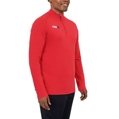 Essential 1/4 Zip - Red